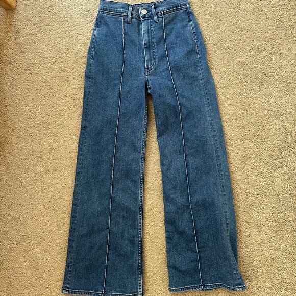3x1 NYC Wide Leg Stretch Jeans Women's Size 24 - Picture 7 of 16